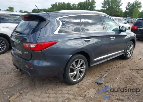 2013 Infiniti Jx35 z USA, uszkodzony, nr VIN 5N1AL0MMXDC338370